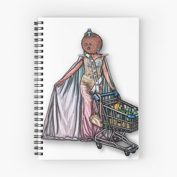 Item preview, Coconut Head: Dressed to Impress…the Supermarket  designed and sold by FreyStrandDraws.