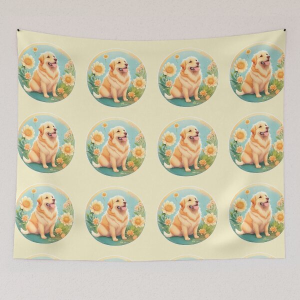 Item preview, Golden Retriever Roses Golden Retriever Poppise Cool Goldador for Dog Lovers designed and sold by Petsthetic.