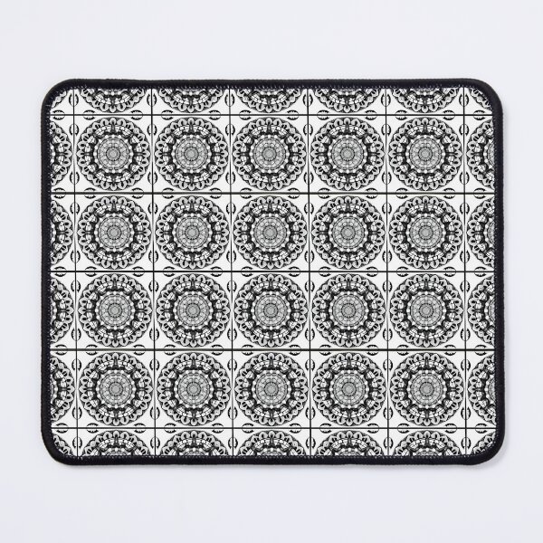 Item preview, Black and white mandala pattern designed and sold by DRAGONFIASCO.