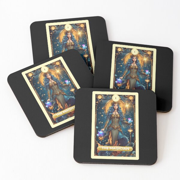 Item preview, The Magician Major Arcana Mermaid Tarot Card designed and sold by SirenasWorld.