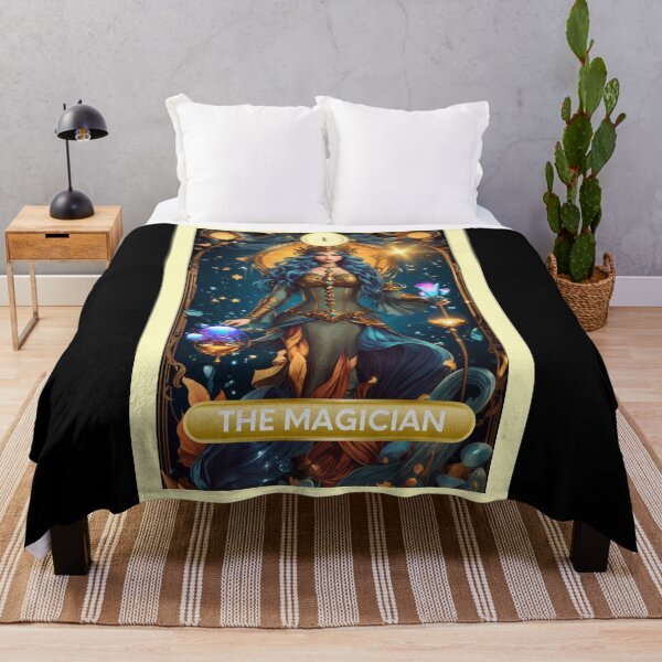 Item preview, The Magician Major Arcana Mermaid Tarot Card designed and sold by SirenasWorld.