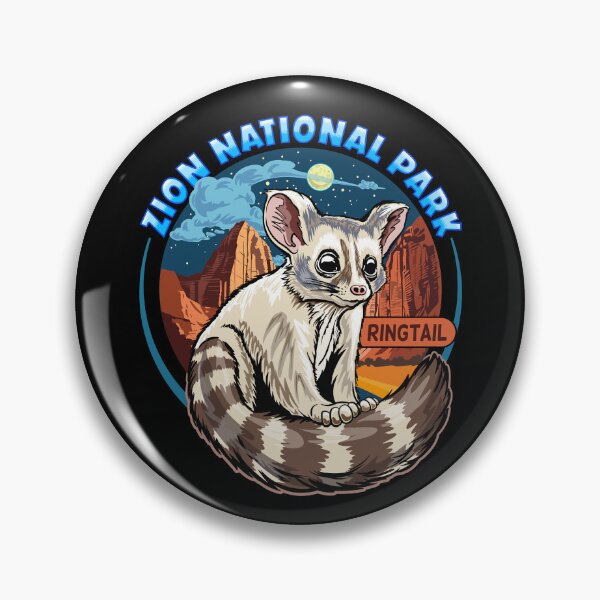 Item preview, Ringtail at Zion National Park at night designed and sold by SunNoonPark.