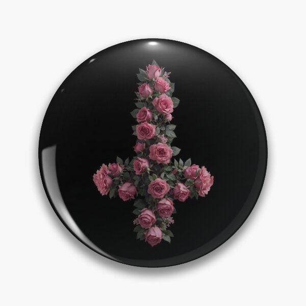 Item preview, Farewel Cross - Pink Roses designed and sold by breathlessmouse.