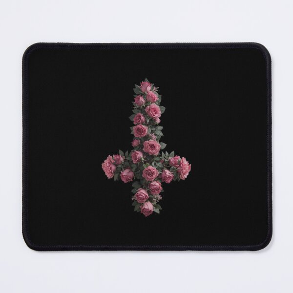 Item preview, Farewel Cross - Pink Roses designed and sold by breathlessmouse.