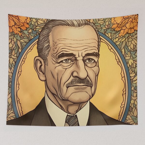 Item preview, Lyndon B. Johnson designed and sold by ComicsFactory.