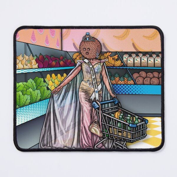 Item preview, Coconut Head: Dressed to Impress…the Supermarket  designed and sold by FreyStrandDraws.