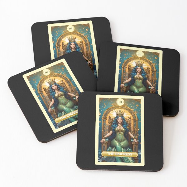 Item preview, The Empress Major Arcana Mermaid Tarot Card designed and sold by SirenasWorld.