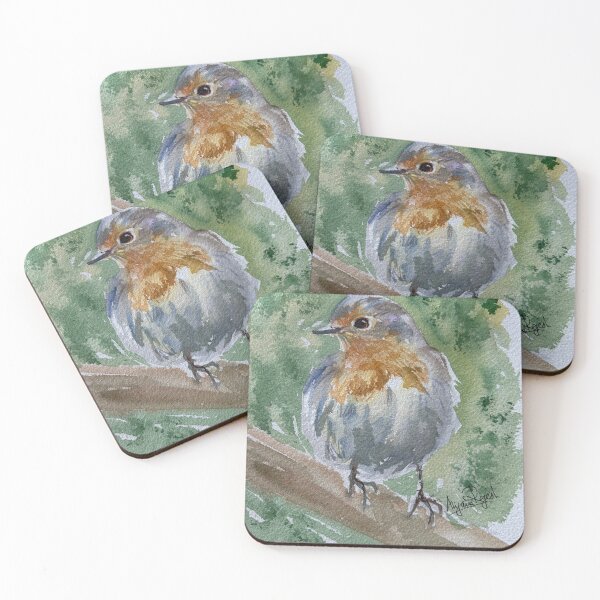 Item preview, Summer Robin Bird designed and sold by AnjuPaintings.