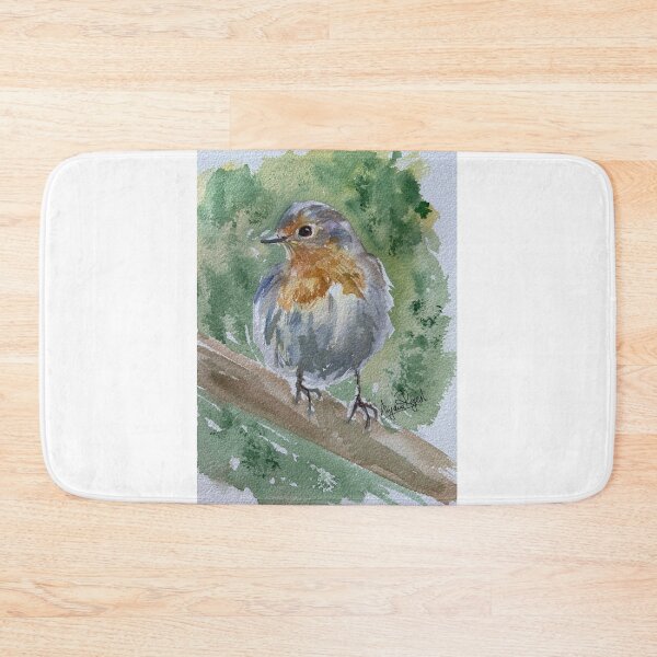 Item preview, Summer Robin Bird designed and sold by AnjuPaintings.