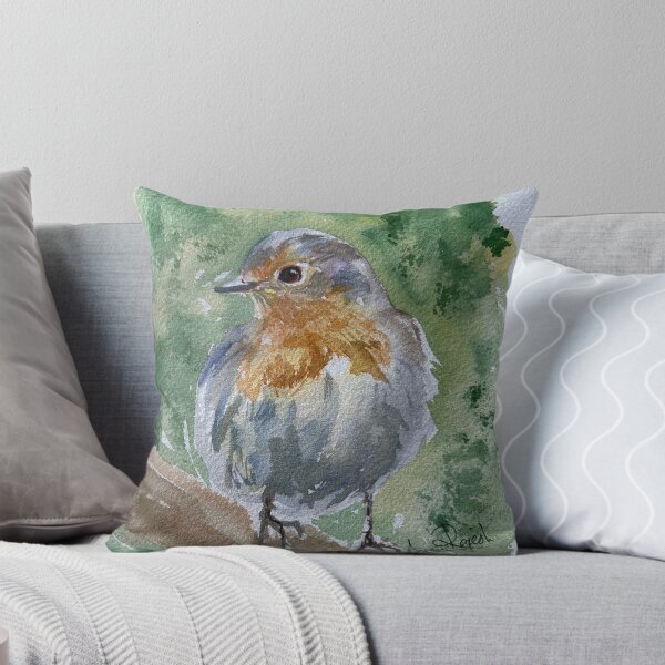 Item preview, Summer Robin Bird designed and sold by AnjuPaintings.