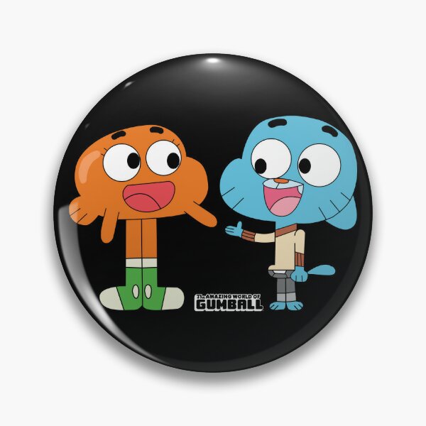 The Amazing World of Gumball Darwin Cartoon Characters Enamel Metal Pin