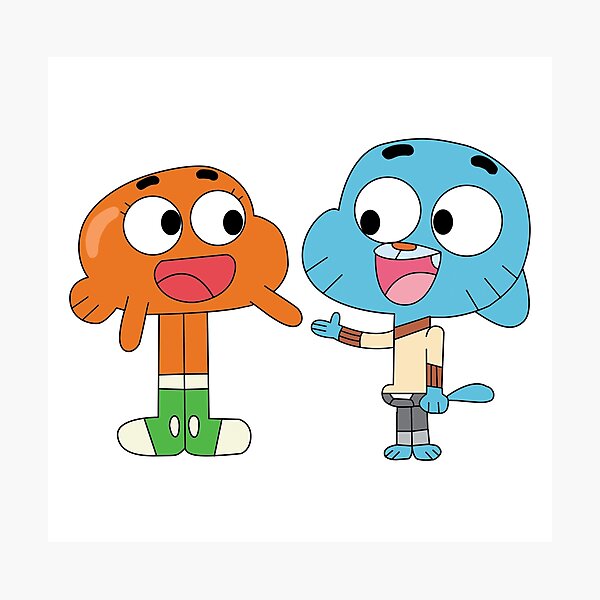 The Amazing World Of Gumball Gumball Watterson Children's Kids Birthday  Card - Red Heart Print