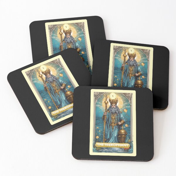 Item preview, La Carta del Tarot de la Sirena de los Arcanos Mayores del Hierofante designed and sold by SirenasWorld.