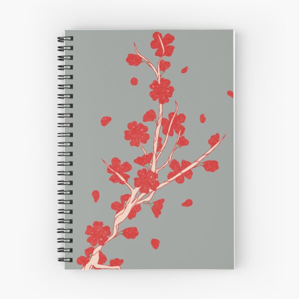 Item preview, Grey with red flowers designed and sold by Amal20.
