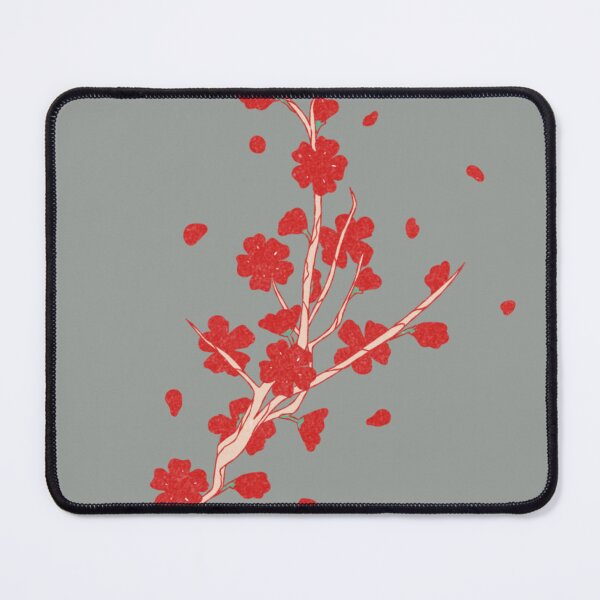 Item preview, Grey with red flowers designed and sold by Amal20.