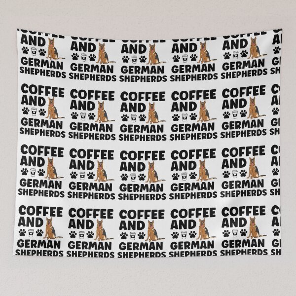 Item preview, Coffee and German Shepherds designed and sold by TheAnimalZ00.