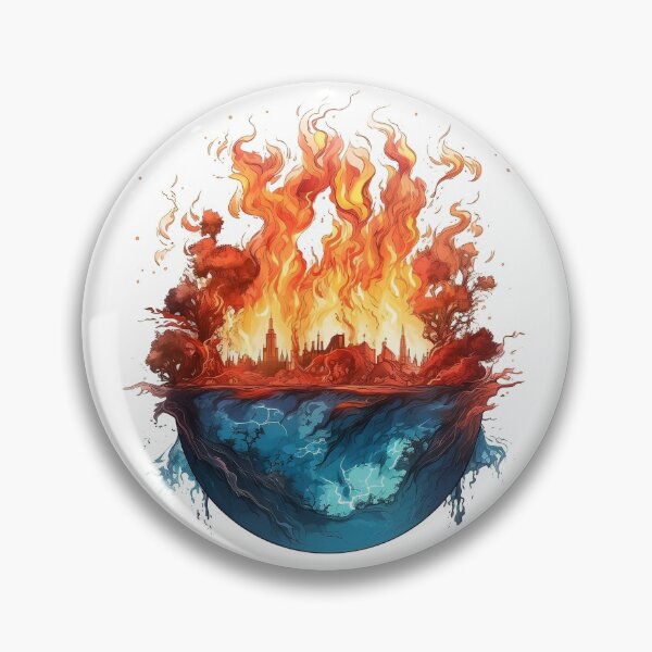 Item preview, Inferno Planet: Earth on Fire designed and sold by HausCrafted.