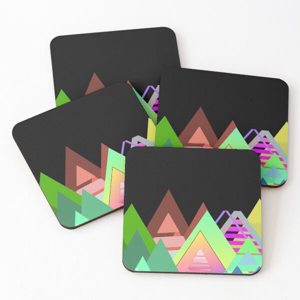 Item preview, Triangles of Color designed and sold by CraftyrCreator.