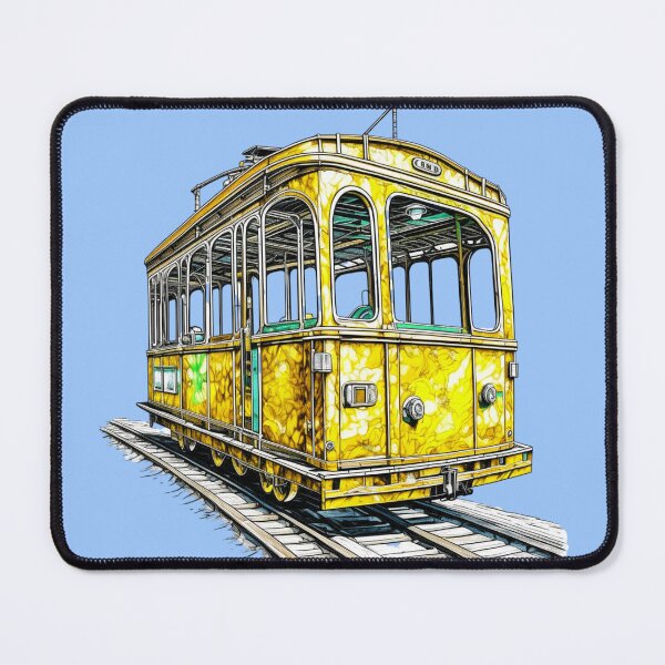 Item preview, Yellow Cable Car designed and sold by HolidayBug.