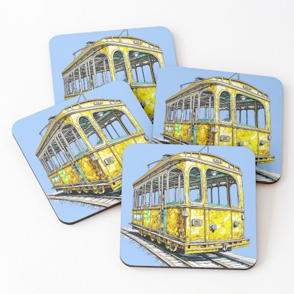 Item preview, Yellow Cable Car designed and sold by HolidayBug.