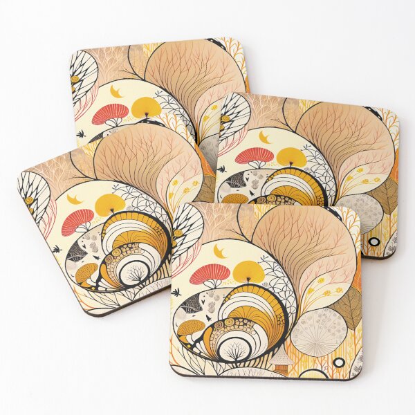 Item preview, Hypnotic trees in the middle of the snow designed and sold by paulagonig.