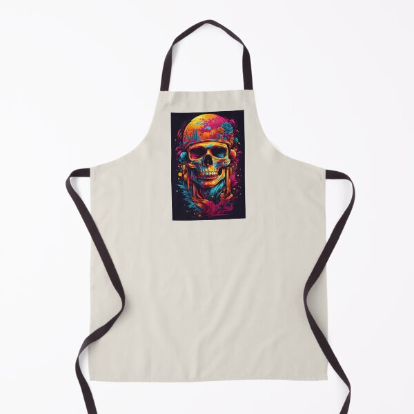 Item preview, A.I Generated Psychedelic Skull designed and sold by GleamingGiant.