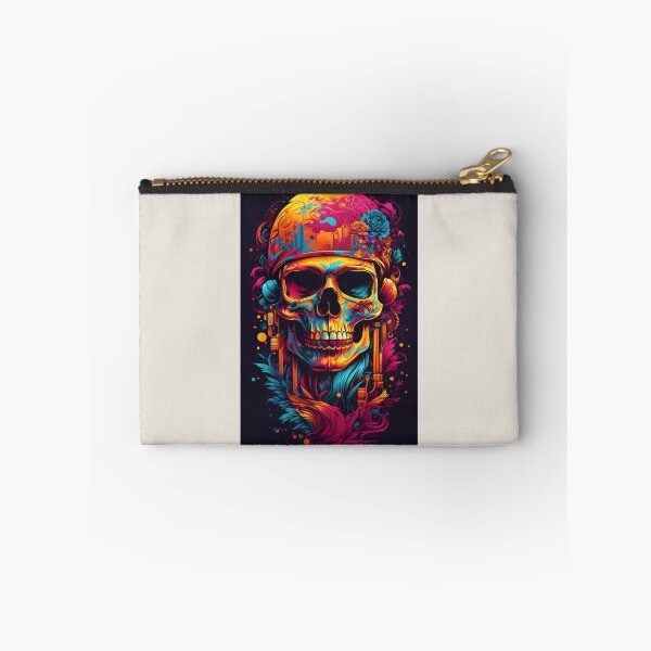 Item preview, A.I Generated Psychedelic Skull  designed and sold by GleamingGiant.