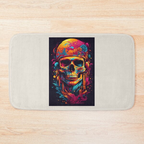 Item preview, A.I Generated Psychedelic Skull  designed and sold by GleamingGiant.