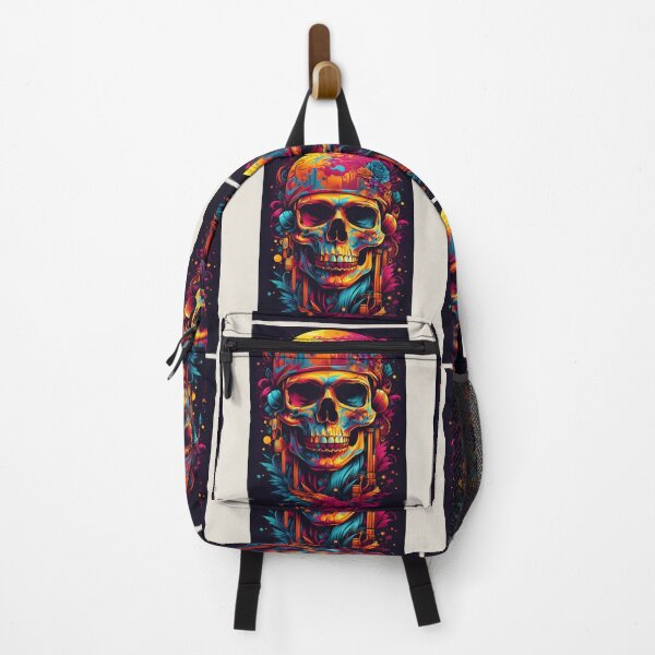 Item preview, A.I Generated Psychedelic Skull designed and sold by GleamingGiant.