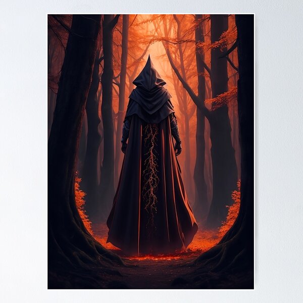 Item preview, Wise Orange Wizard designed and sold by Robertworkshop.
