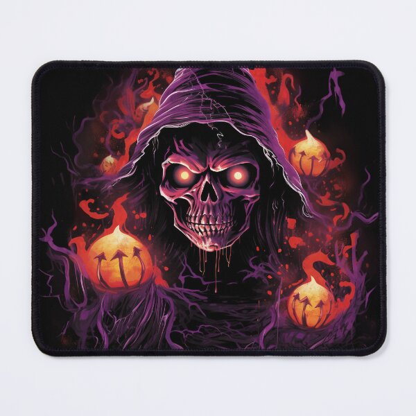 Item preview,  Halloween Fire Skull Head designed and sold by Obsidian Ink by Wilshire.