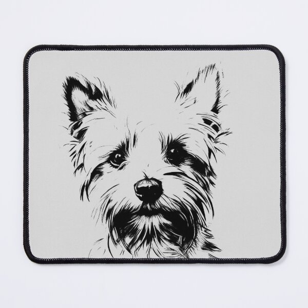 Item preview, Yorkie T-shirt Art Sticker designed and sold by allthis.