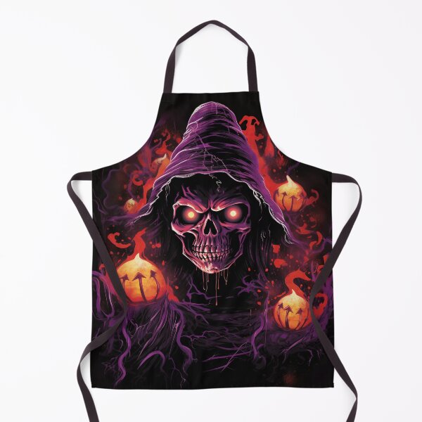 Item preview, Halloween Fire Skull Head designed and sold by Obsidian Ink by Wilshire.