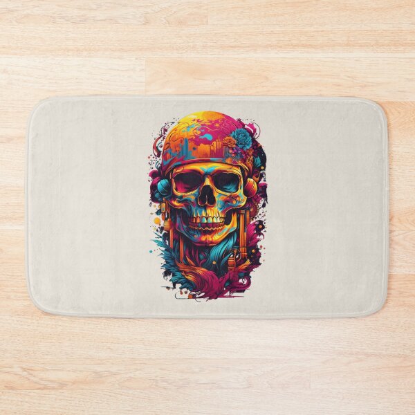 Item preview, A.I Generated Psychedelic Skull  designed and sold by GleamingGiant.
