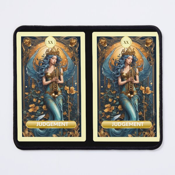Item preview, Judgement Major Arcana Mermaid Tarot Card designed and sold by SirenasWorld.