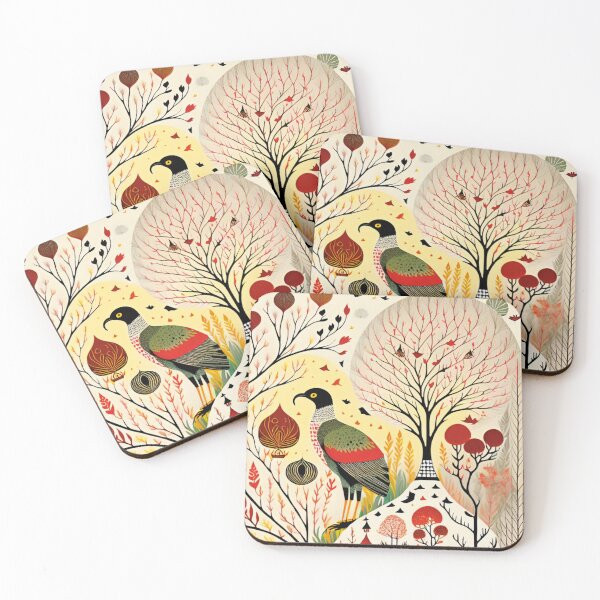 Item preview, Bird contemplating the surreal sunrise designed and sold by paulagonig.
