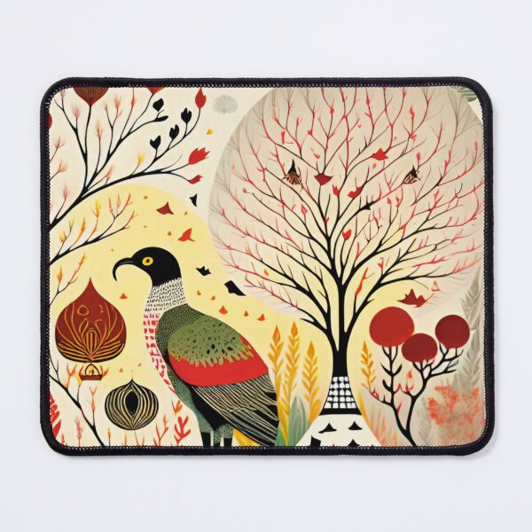 Item preview, Bird contemplating the surreal sunrise designed and sold by paulagonig.