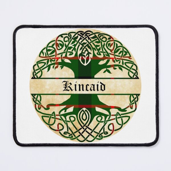 Artikelvorschau, Kincaid-Baum des Leben-Clan-schottischen Nachnamens Tartan entworfen und verkauft von BagTown Clans.