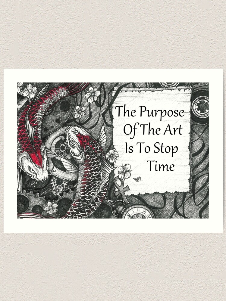 The Purpose Of Art Bob Dylan Art Print By Henriettamur Redbubble
