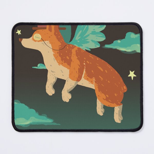 Item preview, Fancy Flying Corgi designed and sold by trueblue-lua.