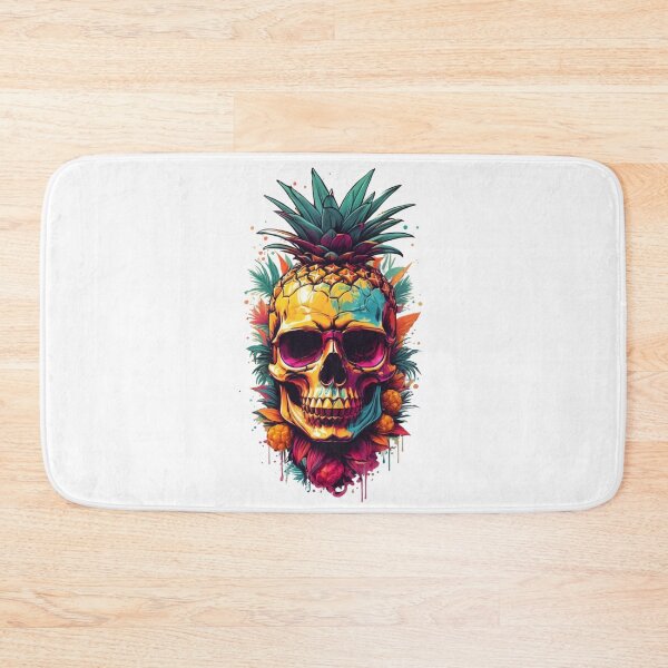 Item preview, A.I Generated Pineapple Skull In Sunglasses designed and sold by GleamingGiant.