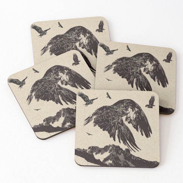 Item preview, Riding an Eagle - Inspired by The Hobbit by JRR Tolkien designed and sold by Jarrod Hall Art.