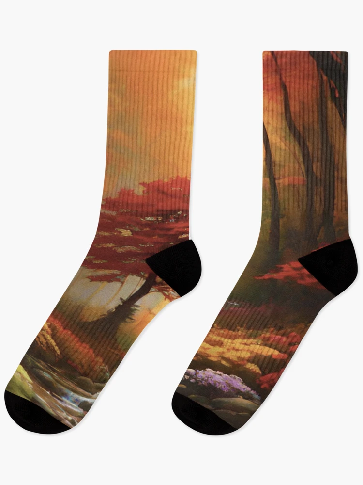 Thumbnail 1 of 5, Socks, Fall Rush designed and sold by TiltedCode.