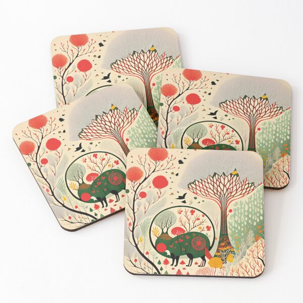 Item preview, Surreal animal in the middle of the vibrant forest designed and sold by paulagonig.