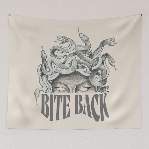 Item preview, Medusa bite back designed and sold by sagegreenmoon.