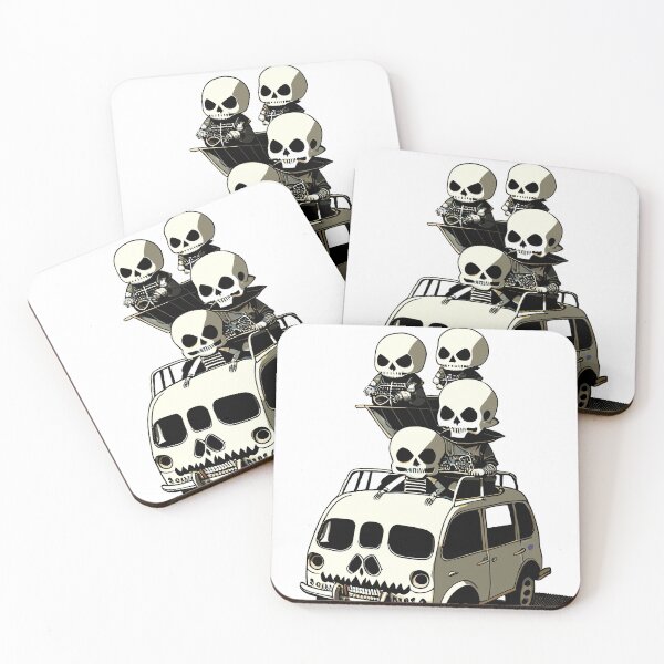 Item preview, Skeleton family driving a car designed and sold by necrovortex.