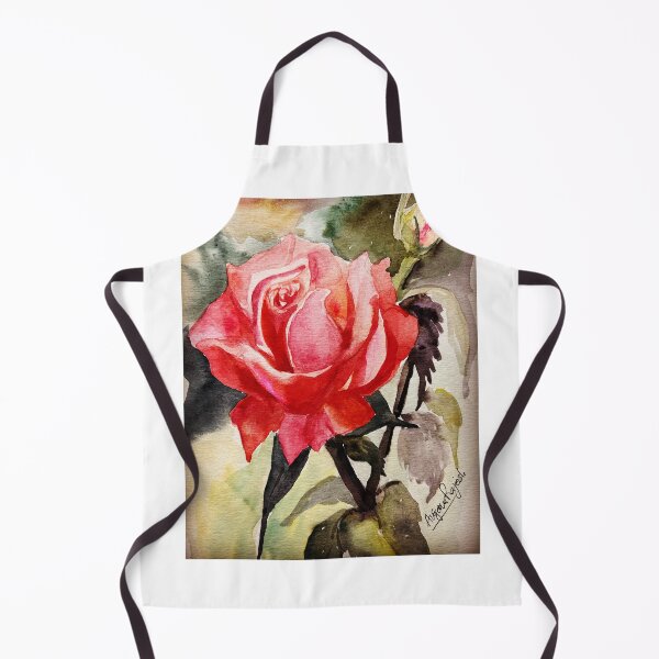 Item preview, A Simple Red Rose designed and sold by AnjuPaintings.