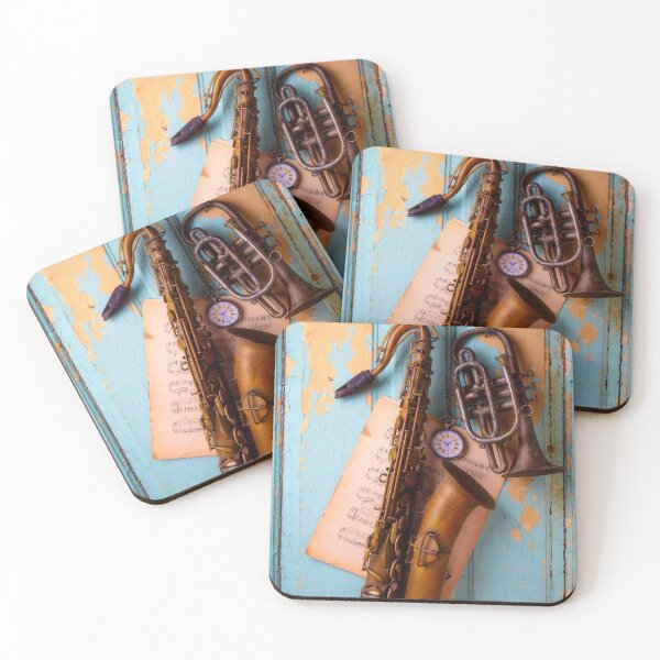 Item preview, Rustic Saxophone And Pocket Watch designed and sold by Garry Gay.