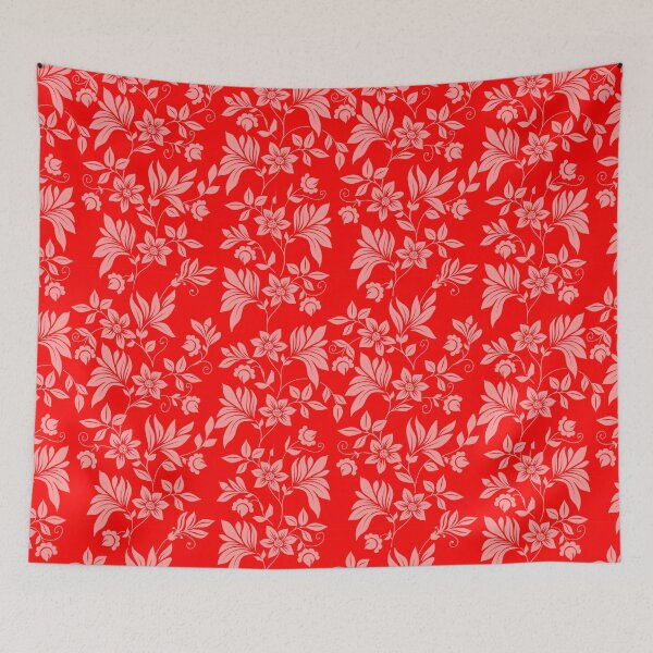 Item preview, Red Flower Pattern designed and sold by stareongroup.