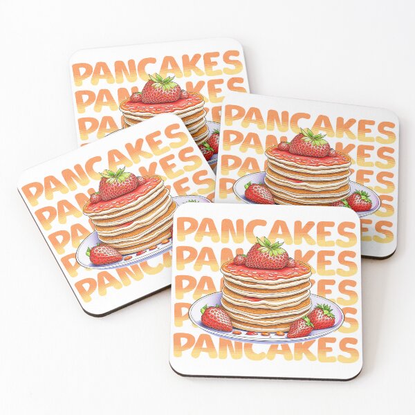 Item preview, Pancakes topped in Strawberries cute Vintage designed and sold by wheresthekarma.